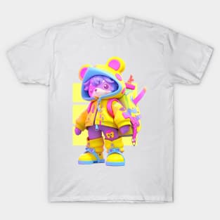 AKBLM - TECHWARD DECORA STYLE KUMA | KAWAII ANIME MASCOT T-Shirt